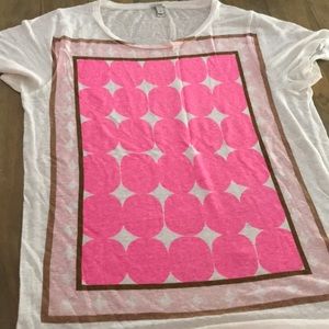 Jcrew linen t shirt